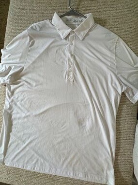 Criquet White Men's Polo Shirt